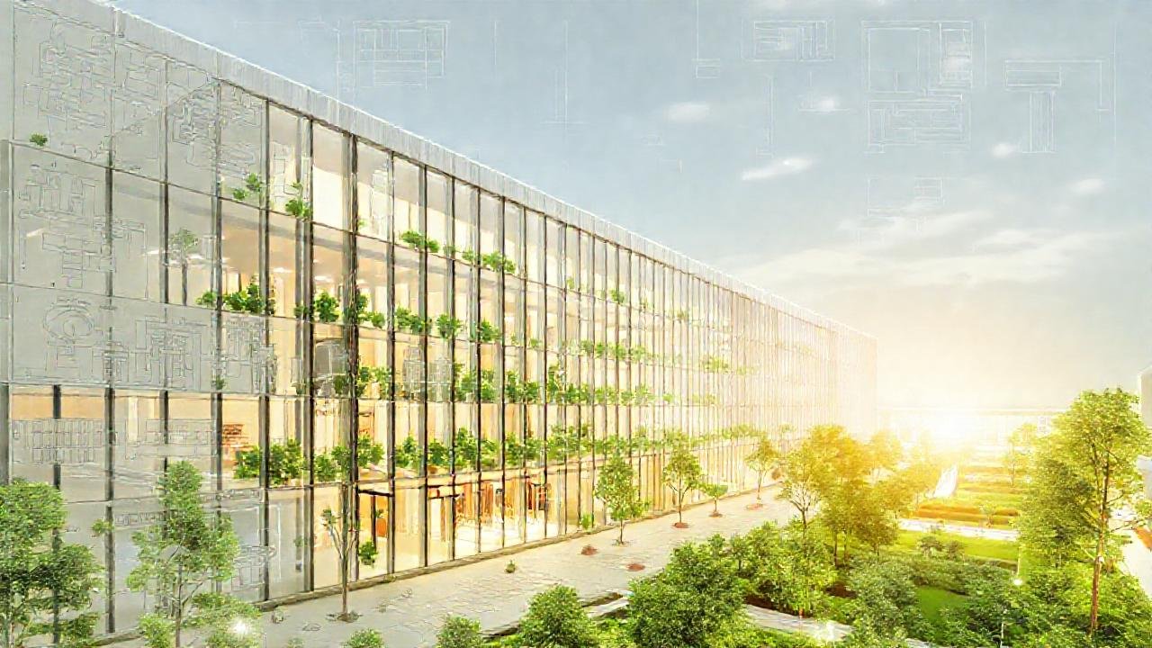 Edificio moderno, sostenible y luminoso