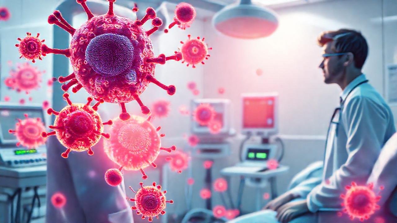 Células cancerosas brillan en un entorno médico