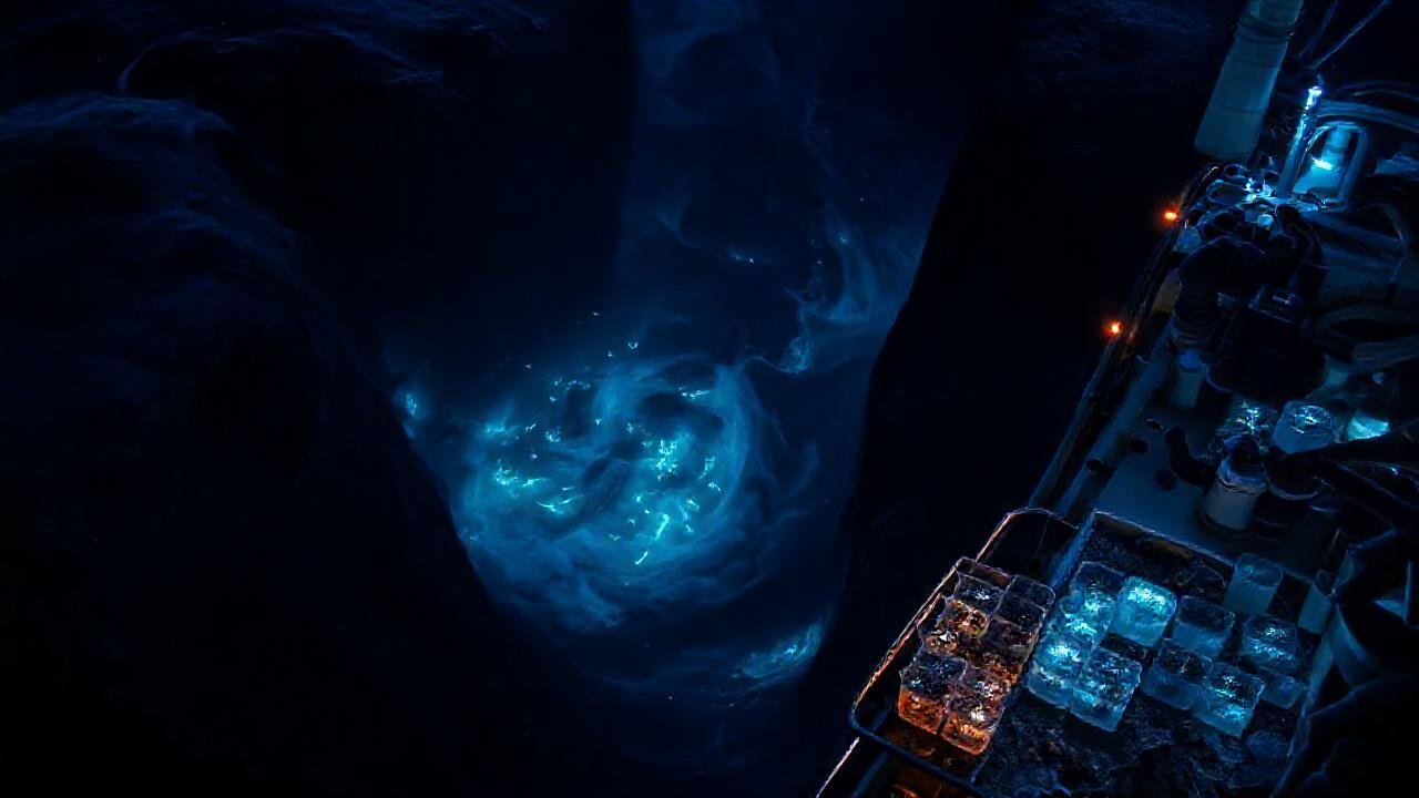 Investigadores estudian abismos oscuros luminiscentes