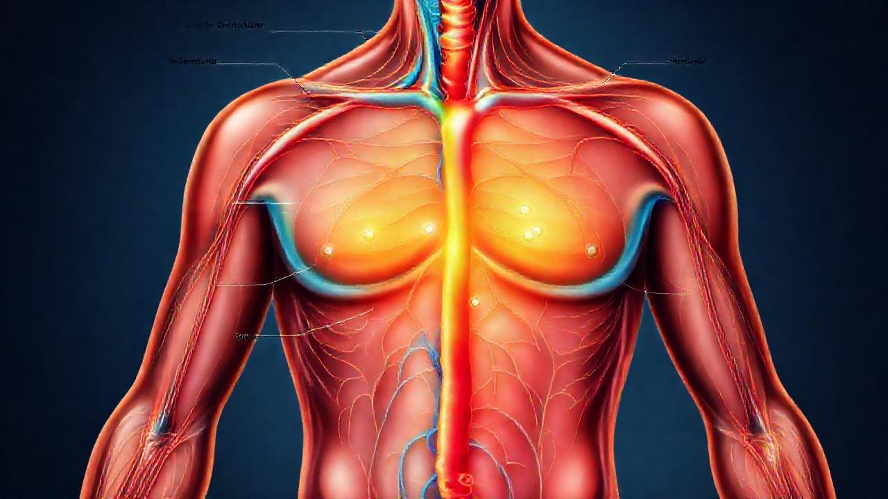 Diagrama corporal ilustra el equilibrio iónico