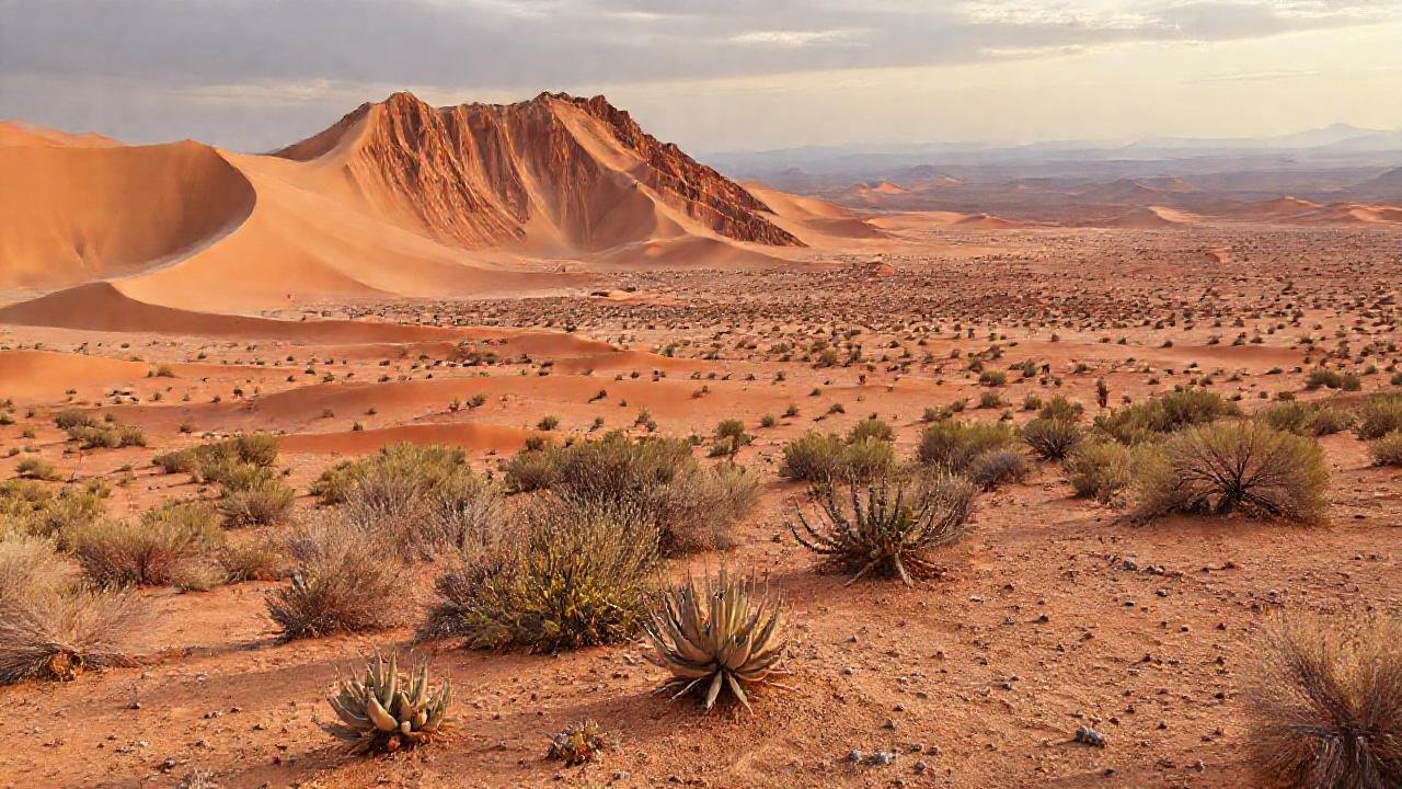 Un paisaje árido y resiliente florece