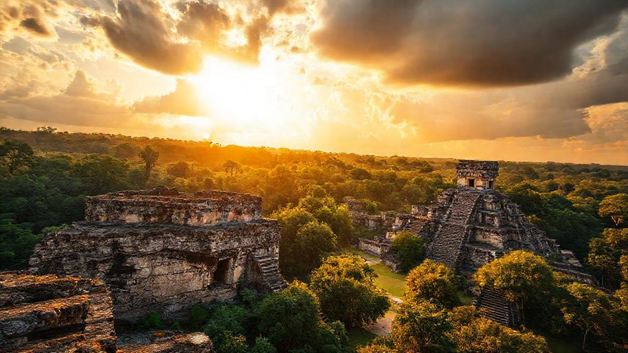 Uxmal: ruinas mayas evocadoras y soleadas