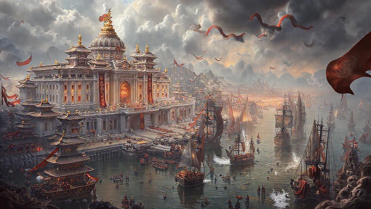 Imperio opulento enfrentaba la mar