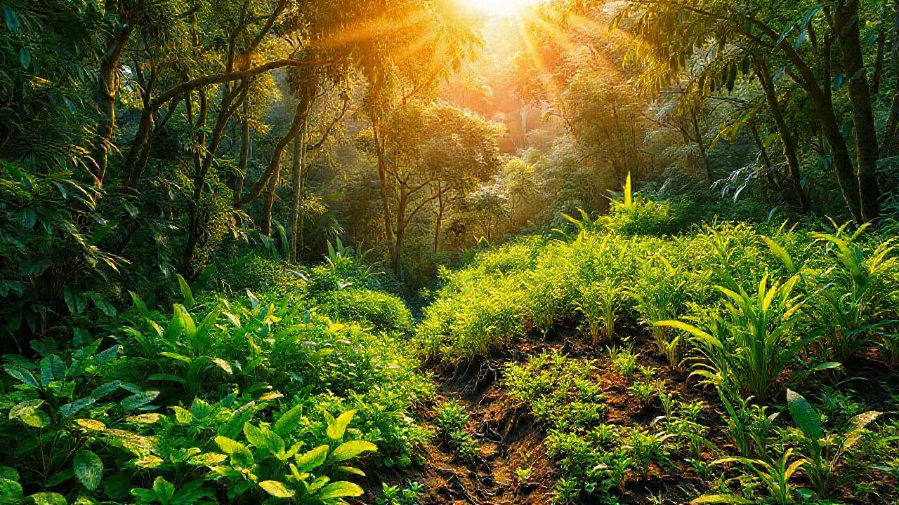 Selva exuberante, futuro sostenible y radiante