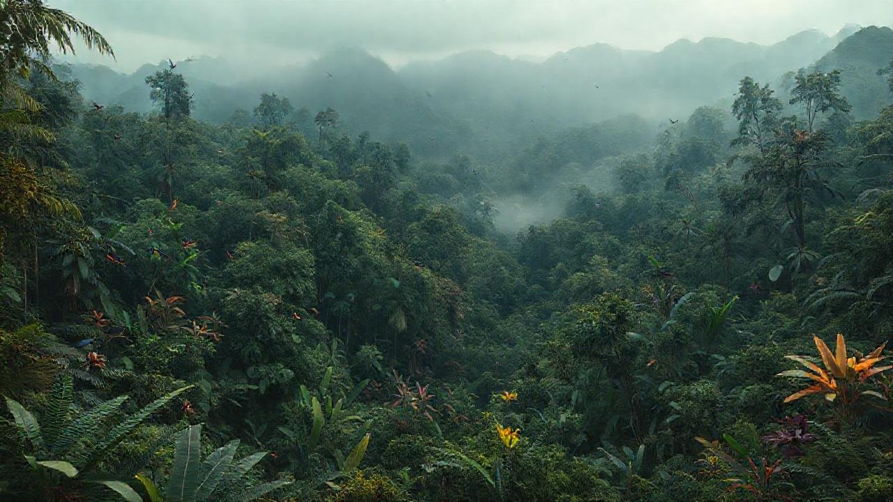 Selva exuberante: vida