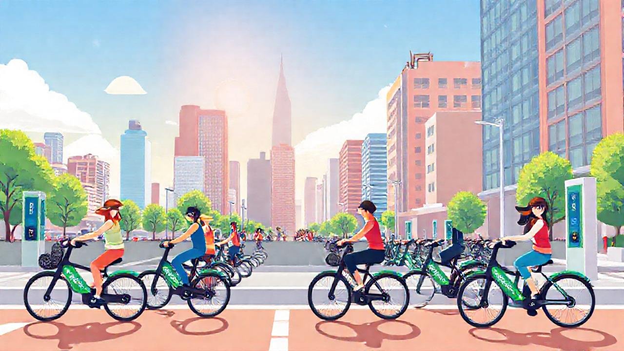 Ciudades eléctricas: transporte futuro y vibrante