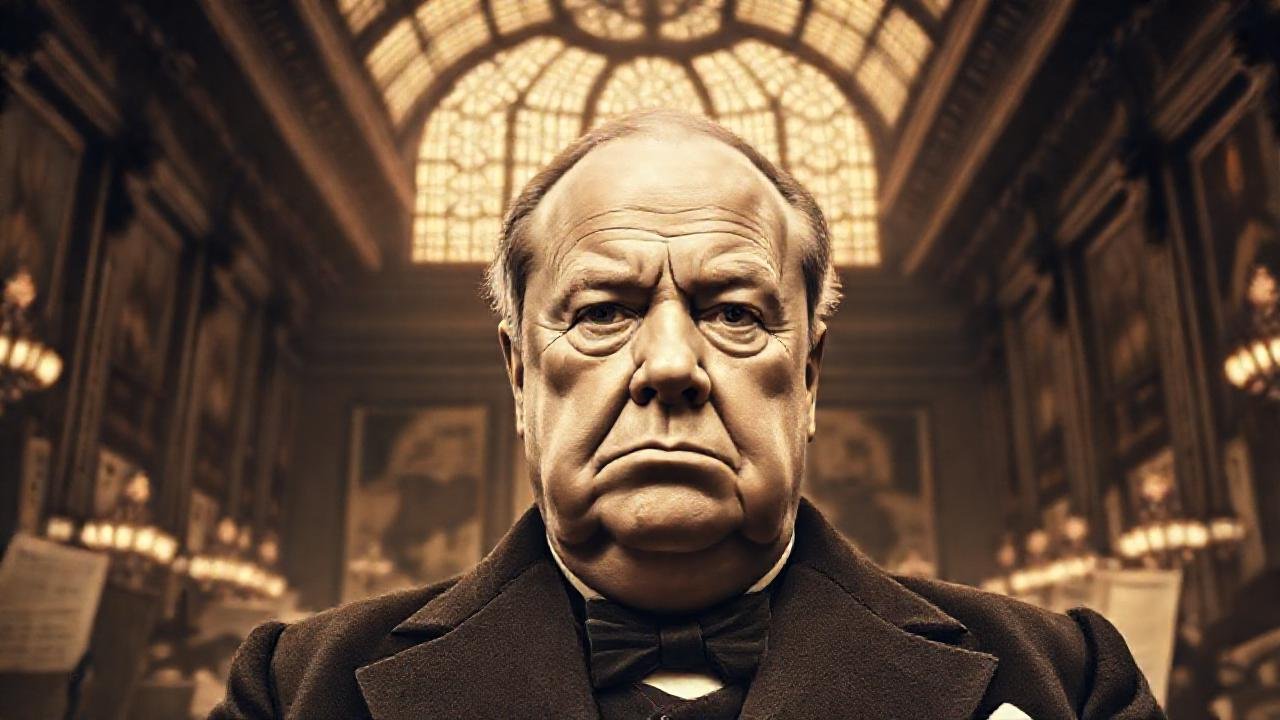 Churchill imponente en Londres
