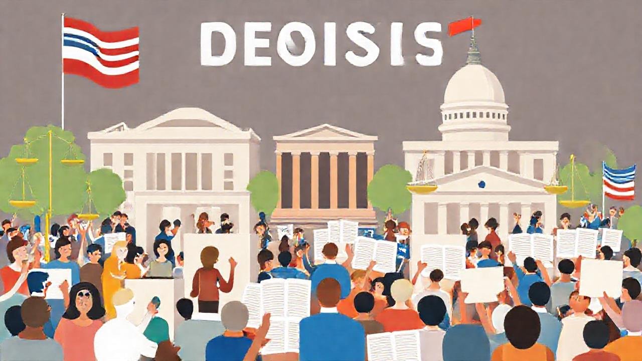 Democracia: votos, gente, esperanza y libertad