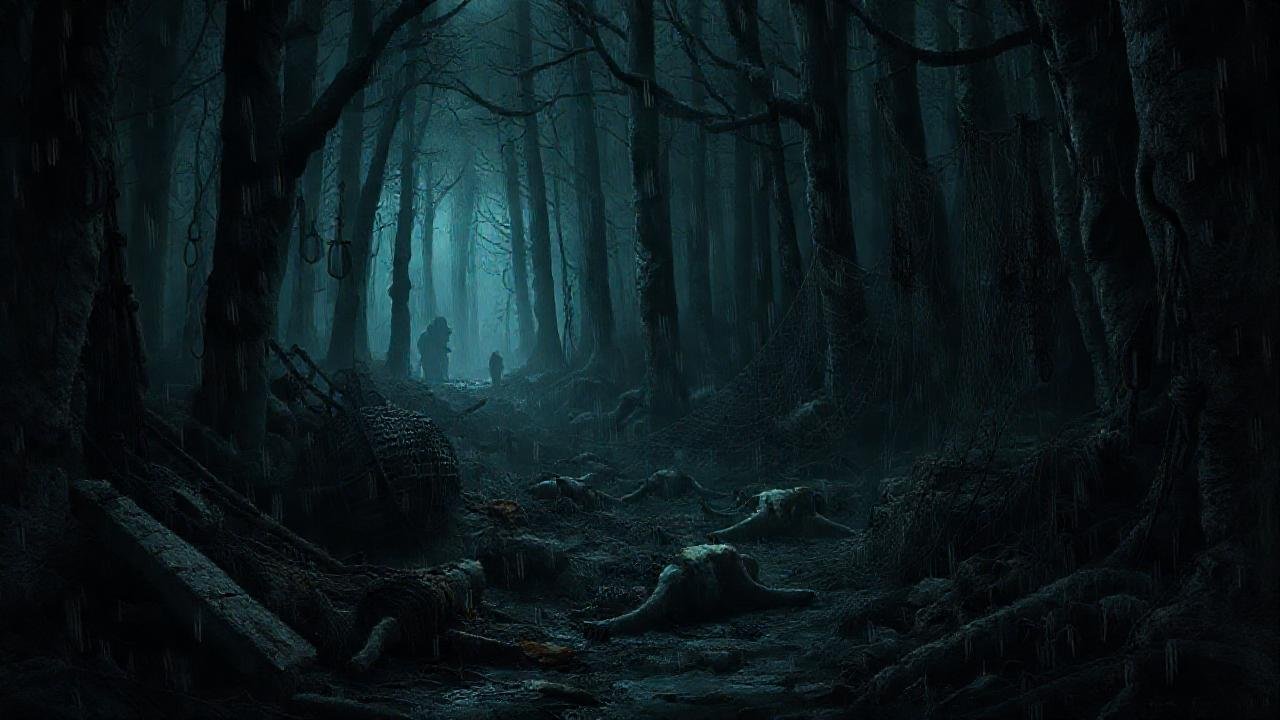 Un bosque oscuro y ominoso acechaba