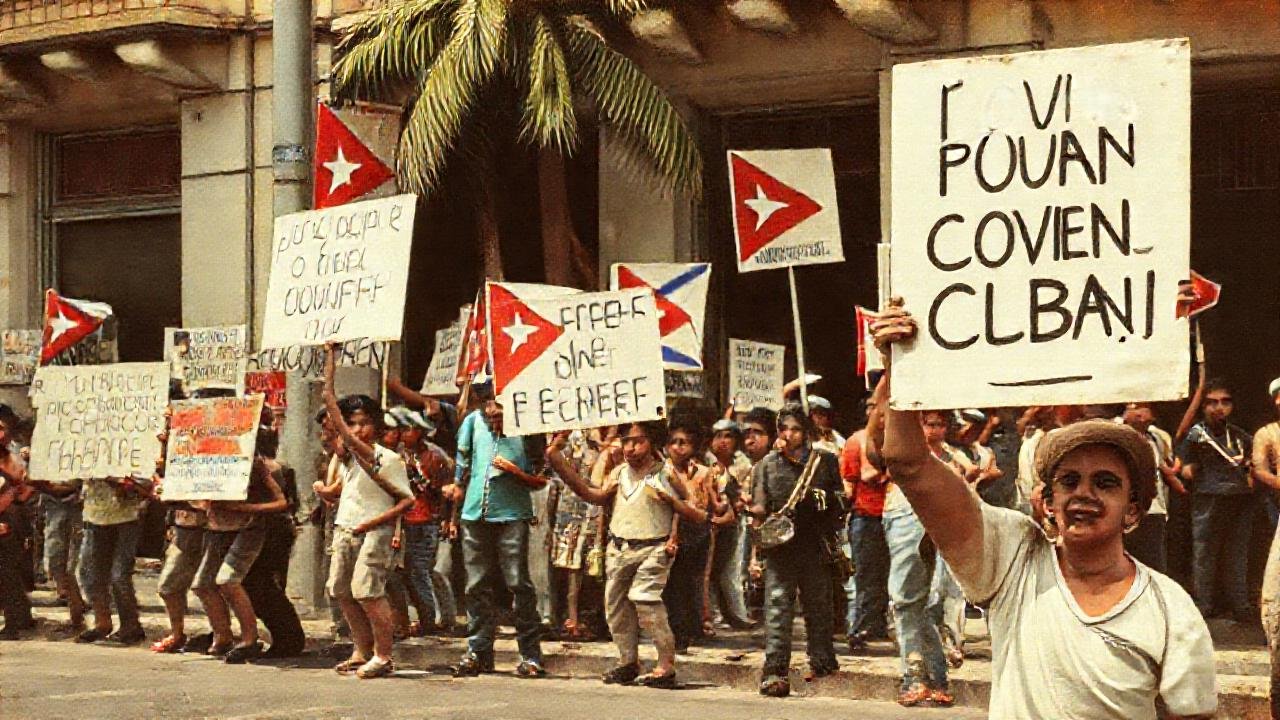 Havana registra fervor revolucionario visual
