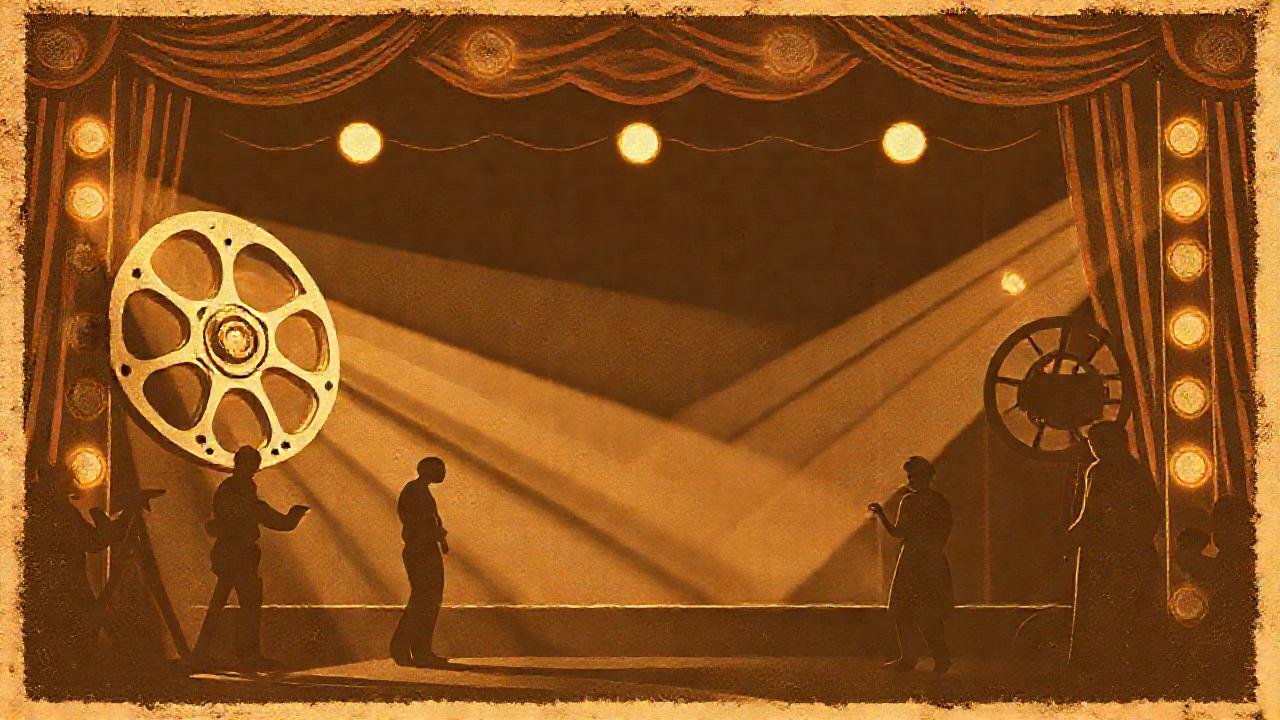 Carteles de cine antiguo evocan drama