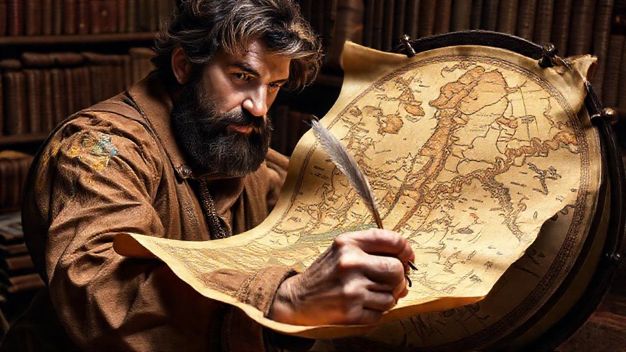 Cartógrafo renacentista crea mapas detallados