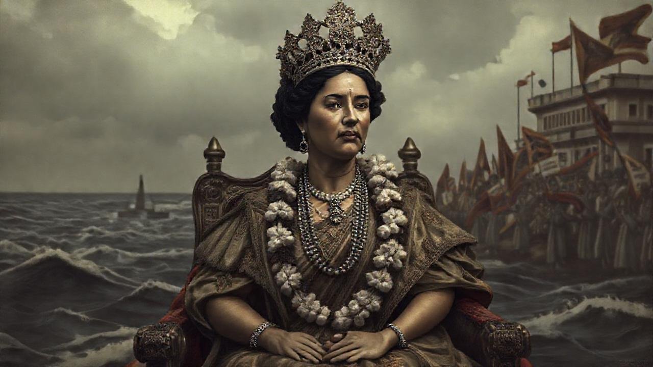 Liliuokalani reclamó el trono en turbulencia