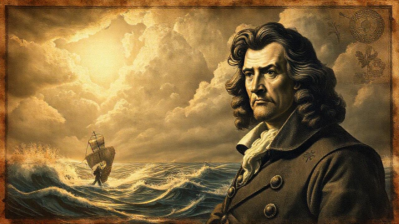 Un retrato sombrío de Cook en el mar