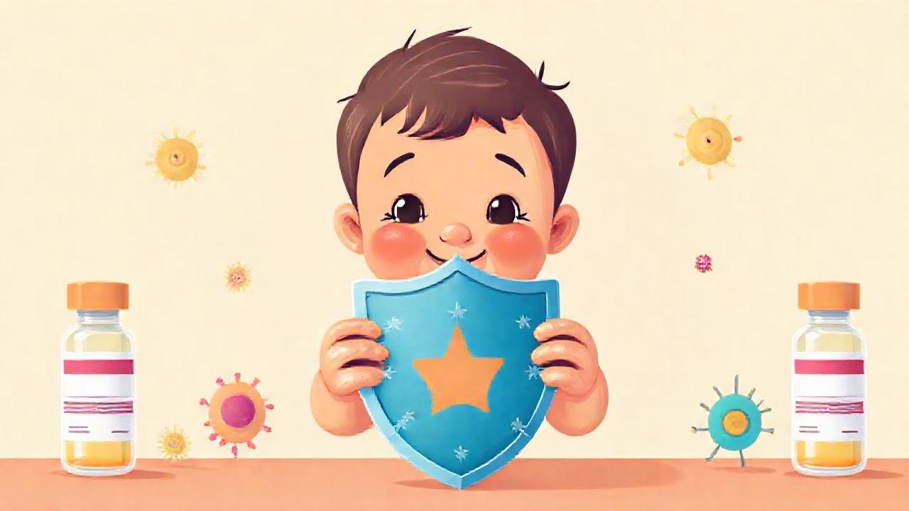 Vacunas protegen a los niños con ciencia