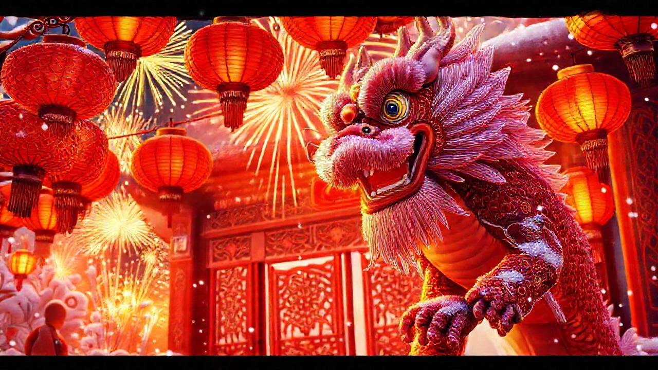 Una celebración festiva y dorada brilla