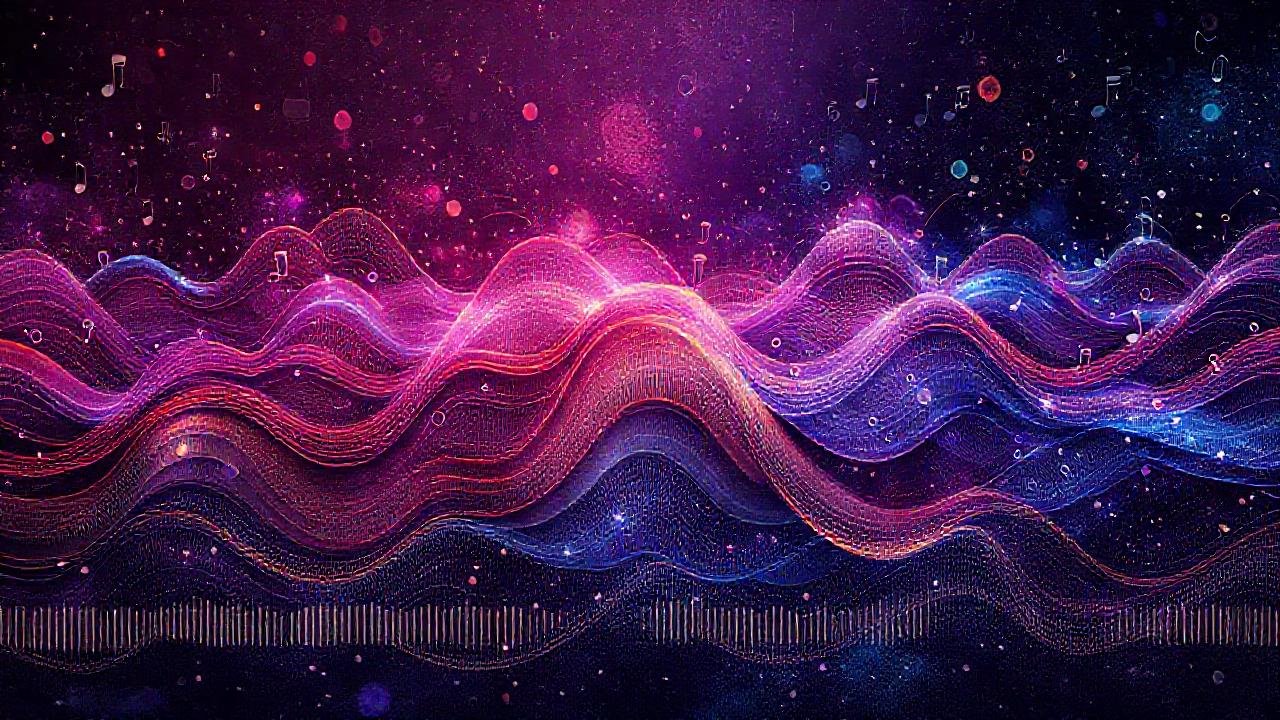 Arte digital futurista y musicalmente complejo