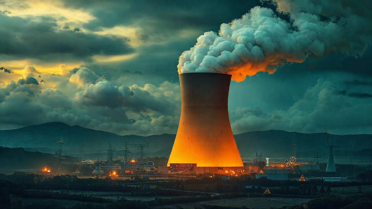 Reactor tóxico: energía contrastante y peligroso