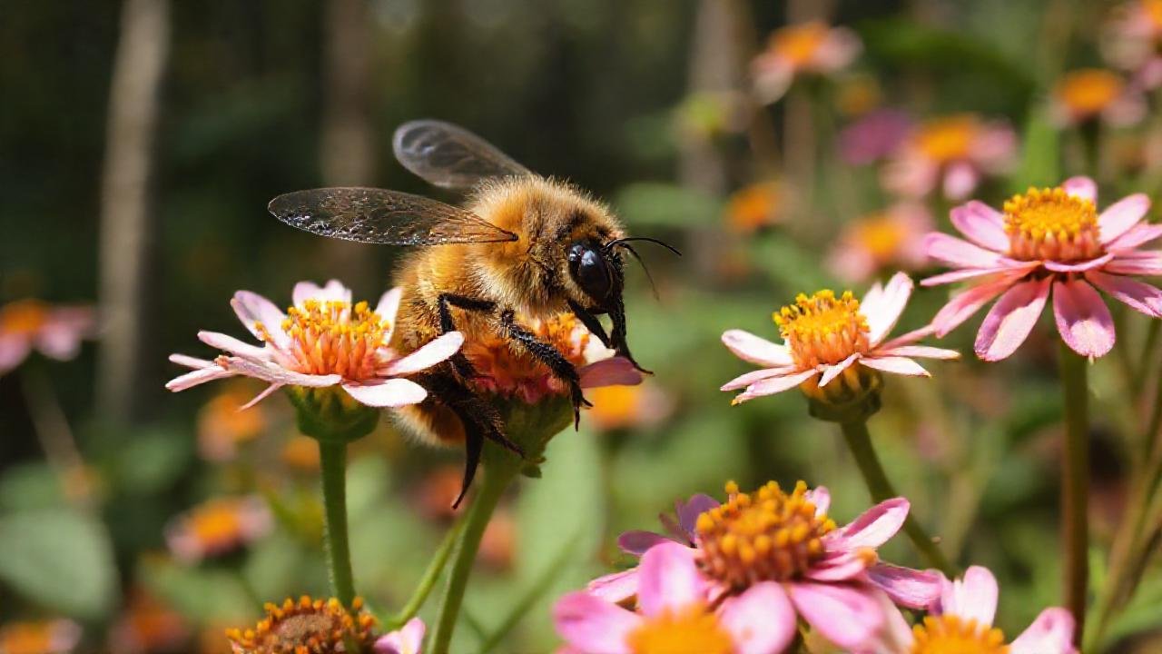 Abejas y flores amenazadas, ecosistema crítico