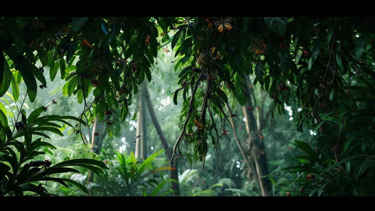 La selva es exuberante y misteriosa