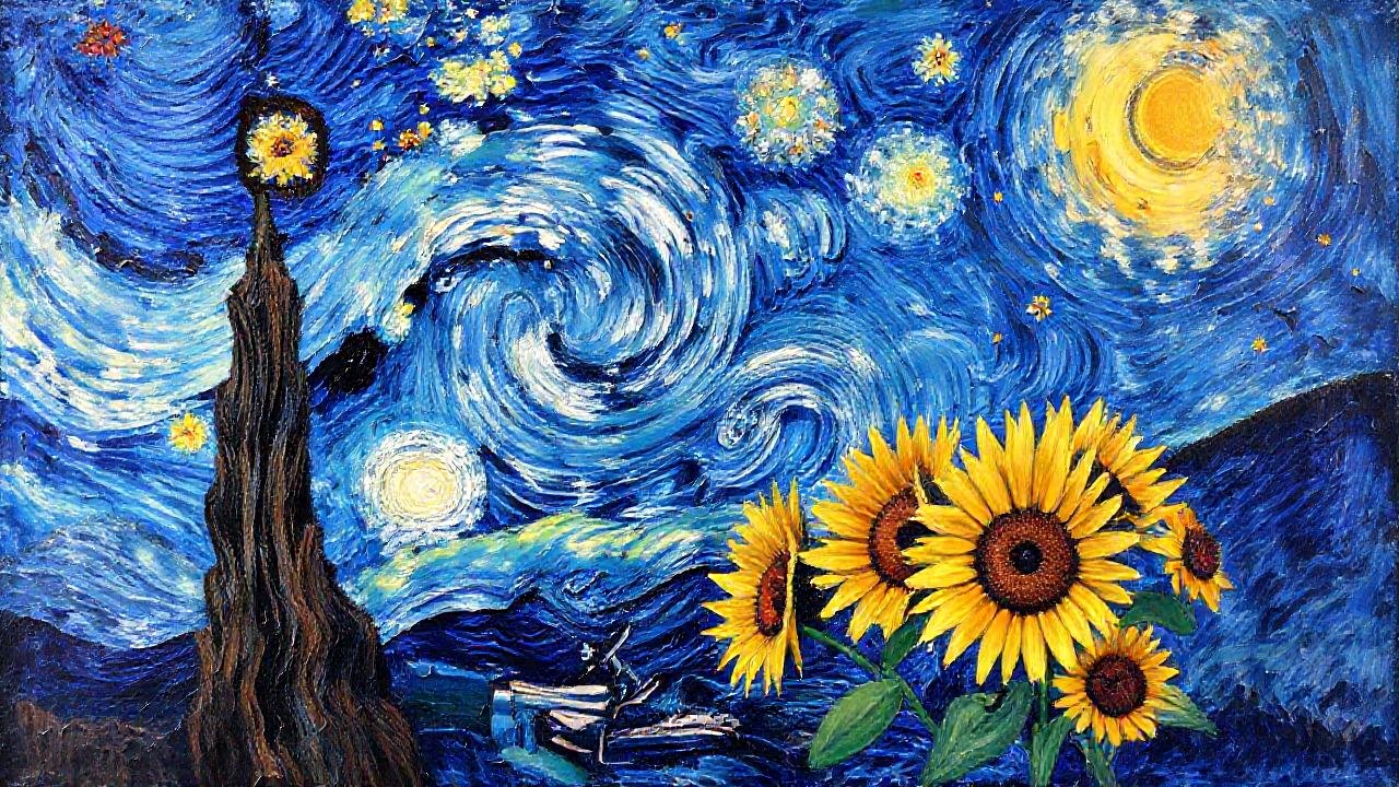 Van Gogh pintó arte emocionalmente vibrante
