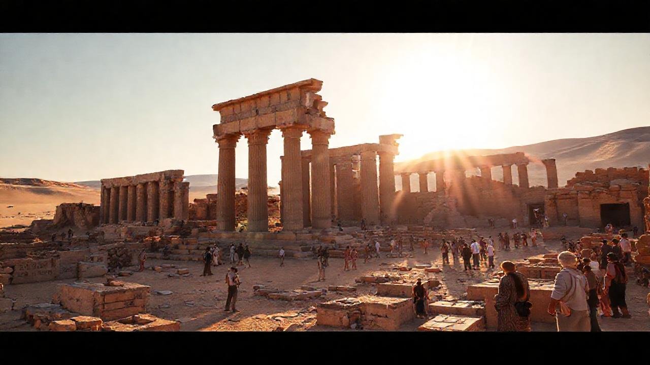 Arqueólogos exploran ruinas desérticas antiguas