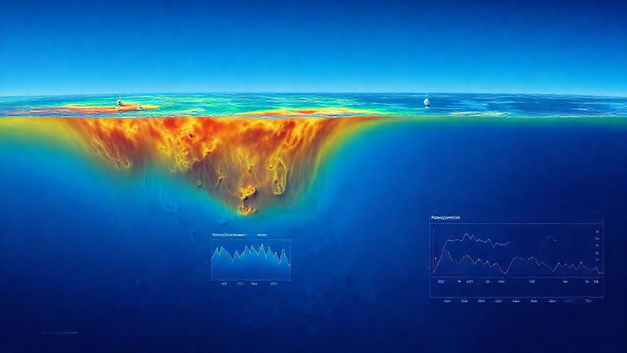 Datos oceánicos muestran variaciones coloridas y técnicas