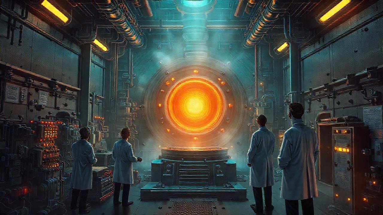 Científicos observan un reactor brillante y seguro