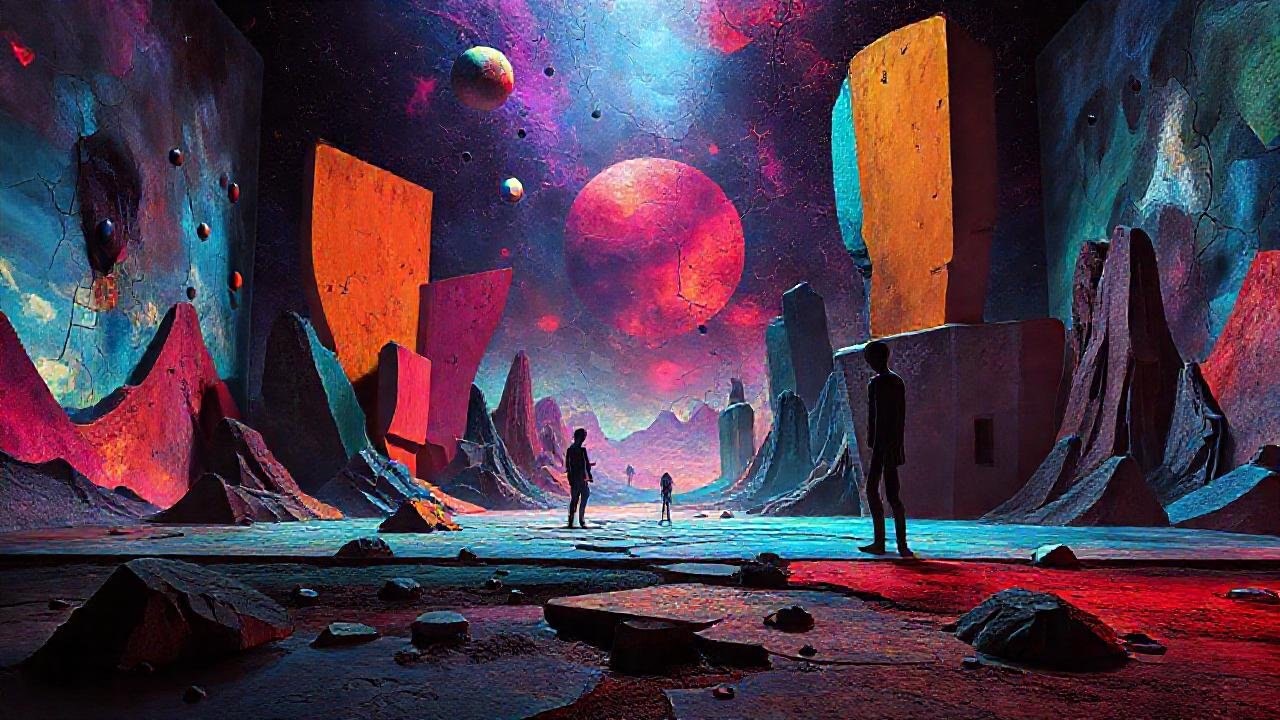 Arte moderno surrealista y perturbador