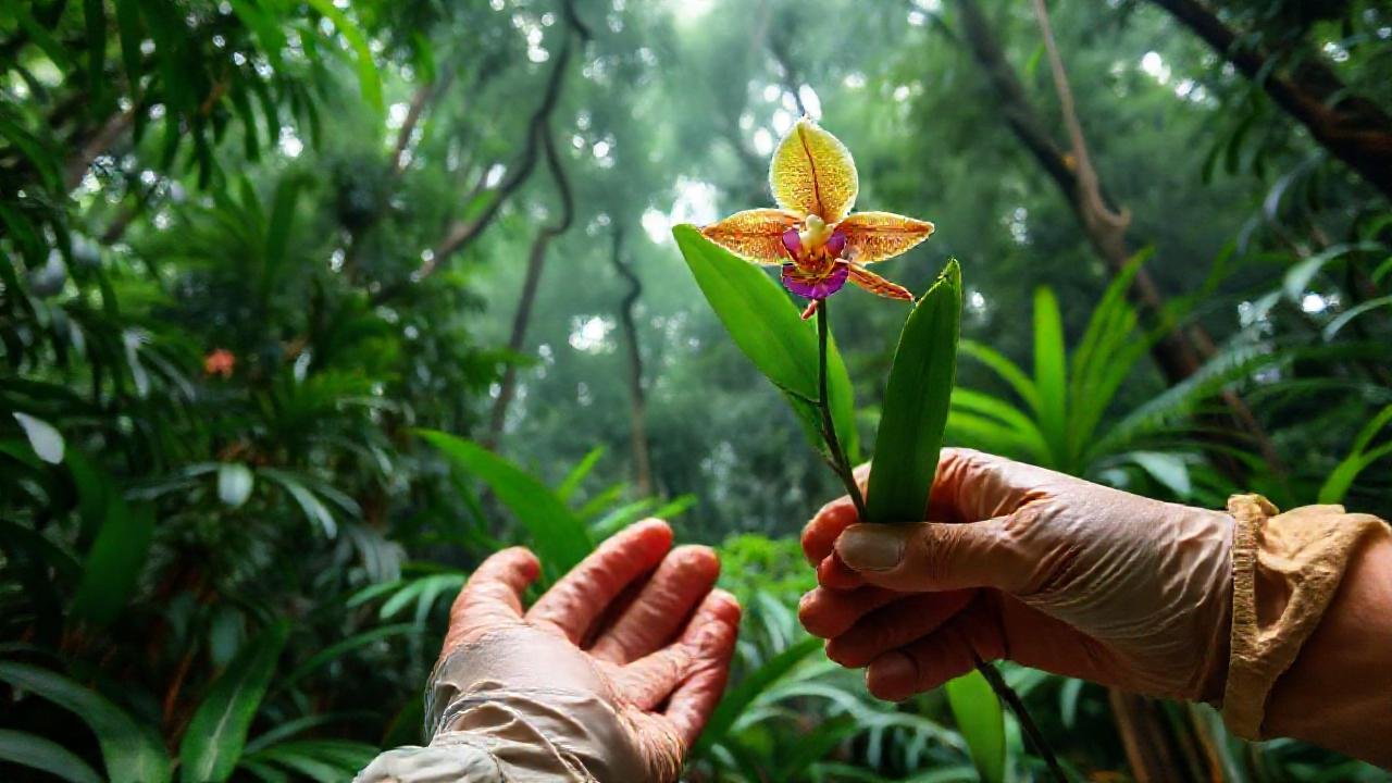 Conservación protege la orquídea amenazada