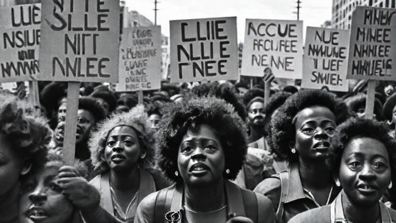 Marchistas protestaban por derechos civiles en 1960