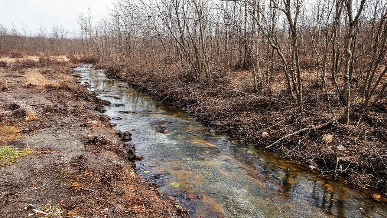 La contaminación destruye el ecosistema vibrante