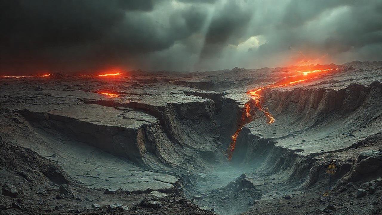 Un paisaje roto anuncia una amenaza