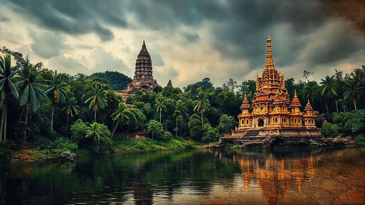 Ruinas champa evocan belleza tropical y misterio