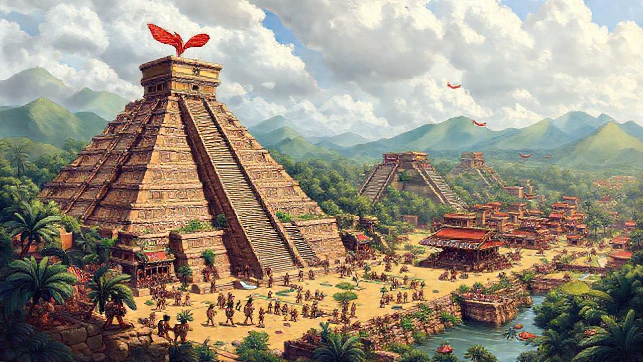 Tenochtitlan: ciudad azteca imponente y vibrante