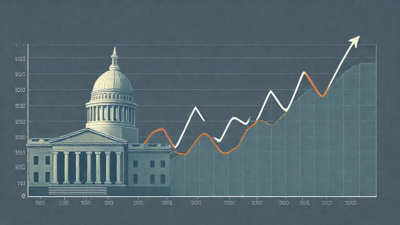 Gráficos económicos muestran ciclos gubernamentales