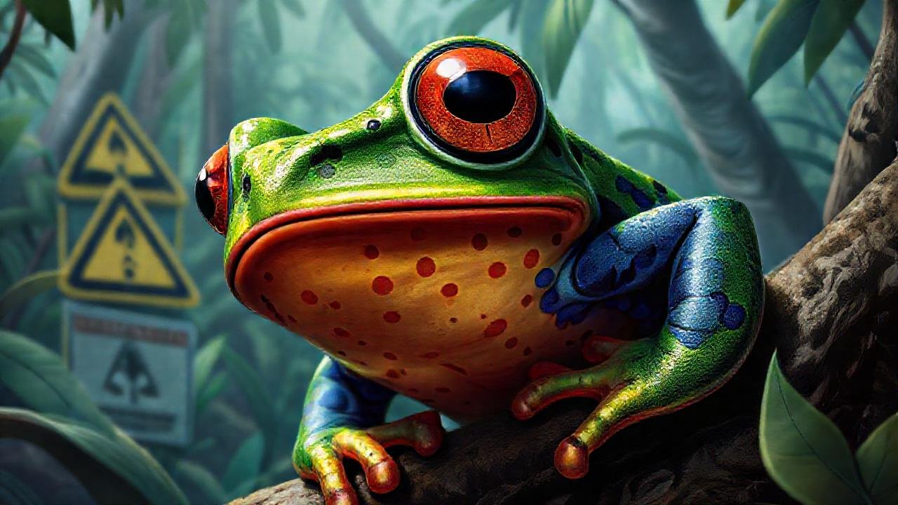 Ranas venenosas exhiben patrones cutáneos dramáticos