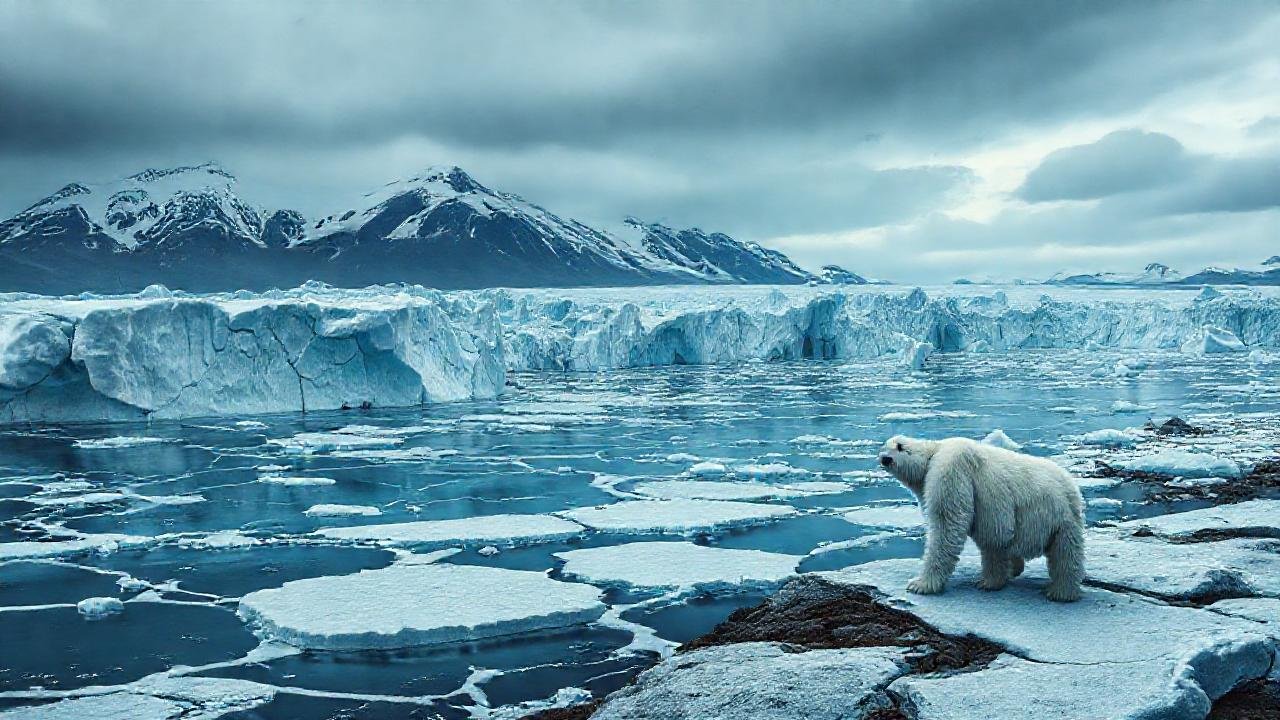 El cambio climático destruye paisajes árticos