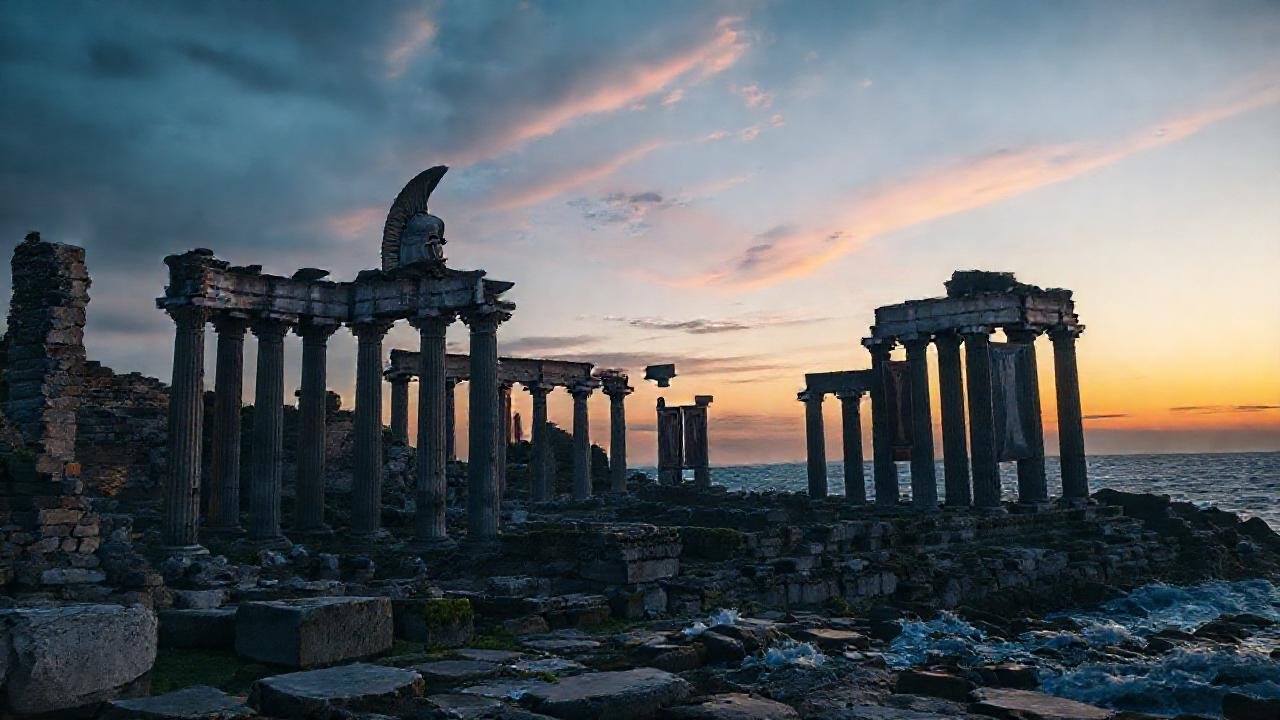 Ruinas romanas evocan un pasado melancólico