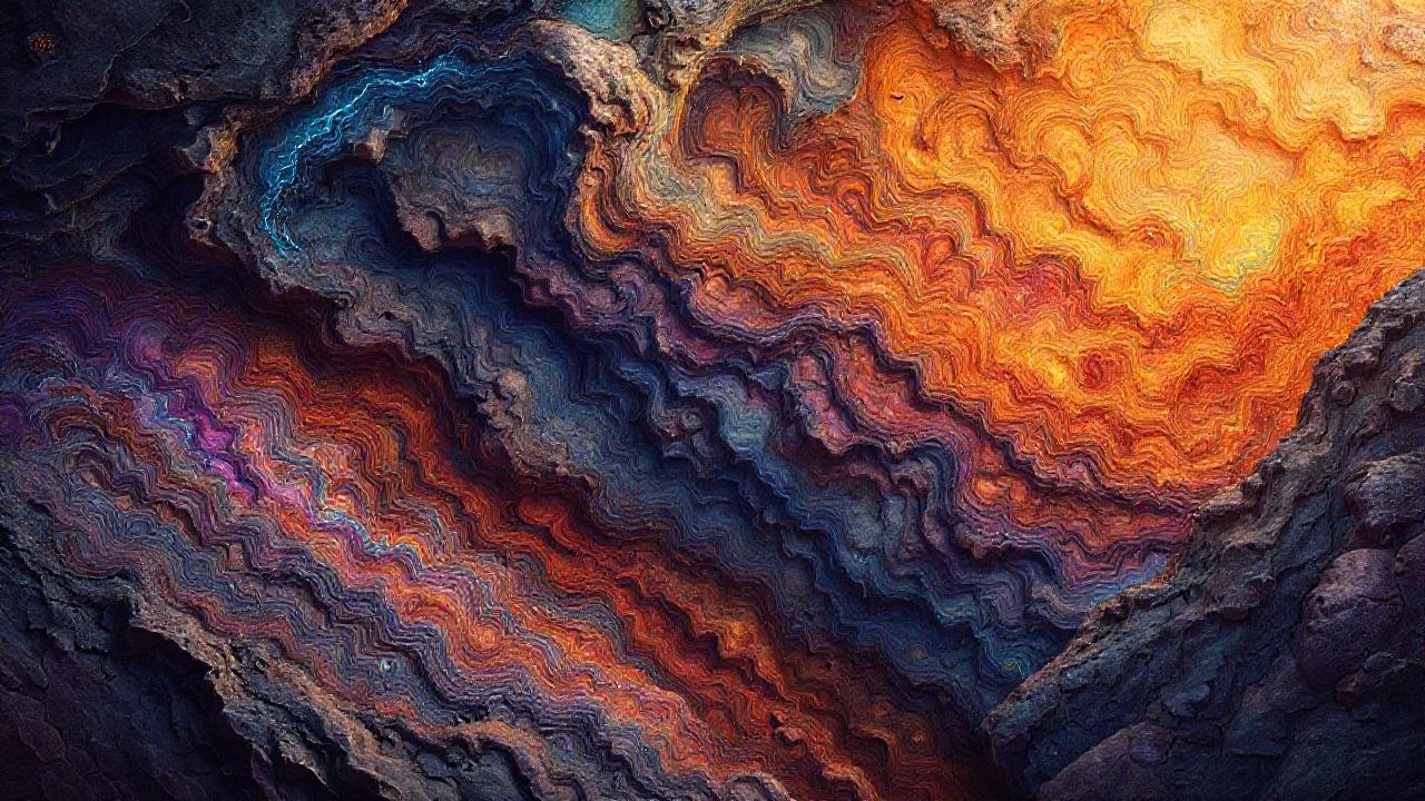 La Tierra revela patrones geológicos fascinantes