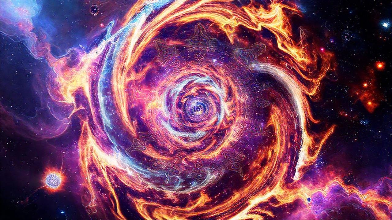 El cosmos revela patrones abstractos y asombrosos