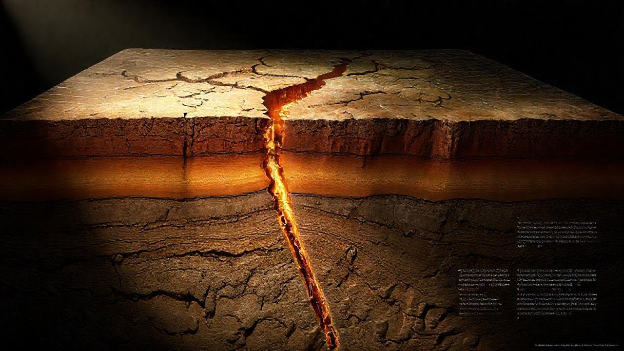 La Tierra fracturada muestra su geología