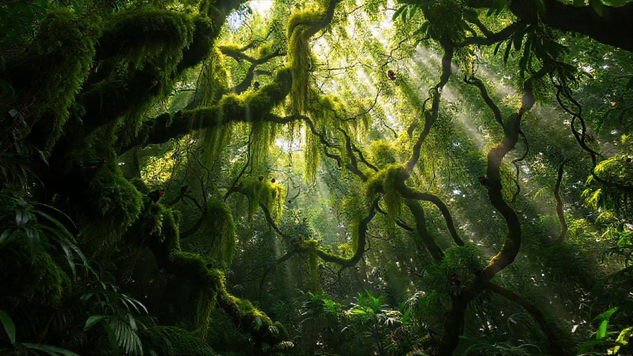 Selva tropical: verde