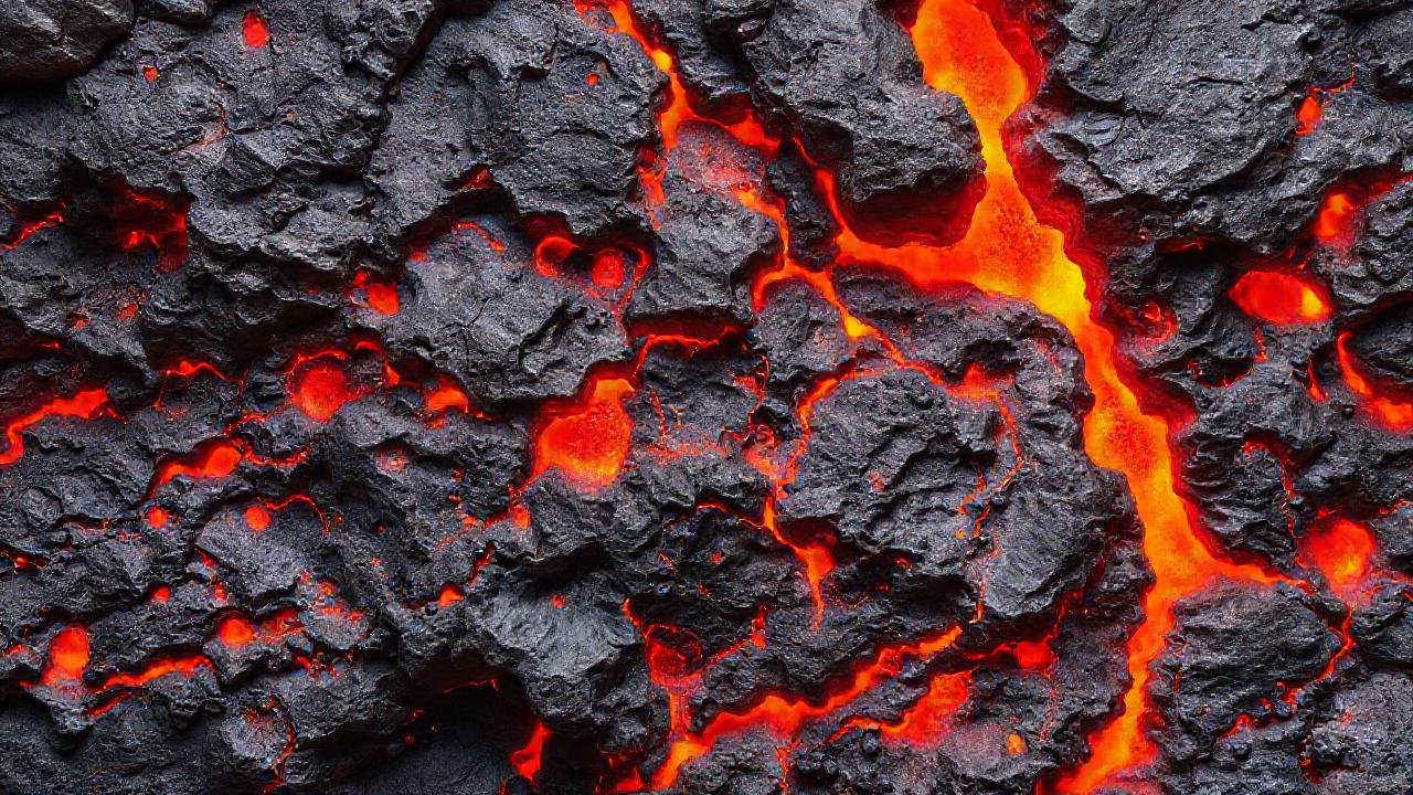 Rocas volcánicas muestran belleza científica dramática