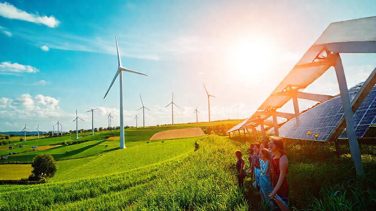 Energías limpias construyen un futuro brillante