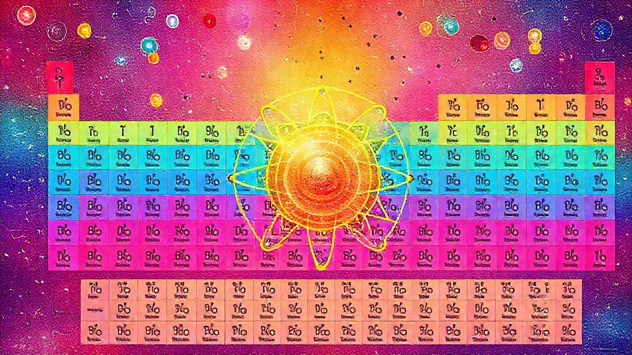 La tabla periódica explica la materia