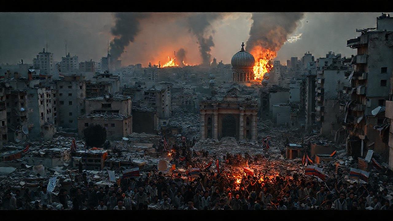 Ciudad en ruinas, esperanza y lucha