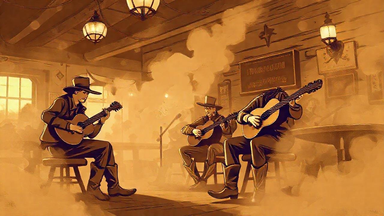 Salón del oeste, estilo 50s