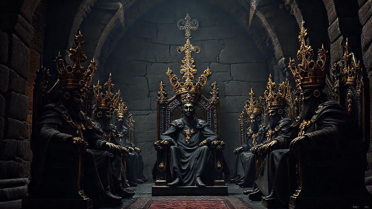 Tesoros dorados y realeza oscura