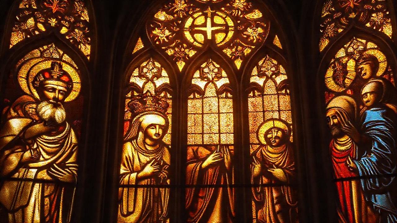 La antigua religión proyecta solemnidad simbólica